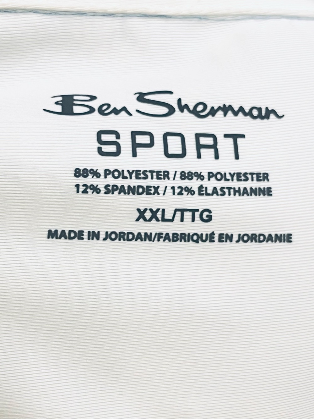 Ben Sherman Polo Sz 2XL UPF 50+ Blue Cassette Tapes Tech UNIQUE Print Shirt NWOT - Picture 9 of 9